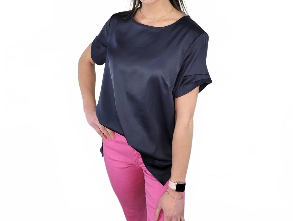 NEW GIGIO greta top in navy